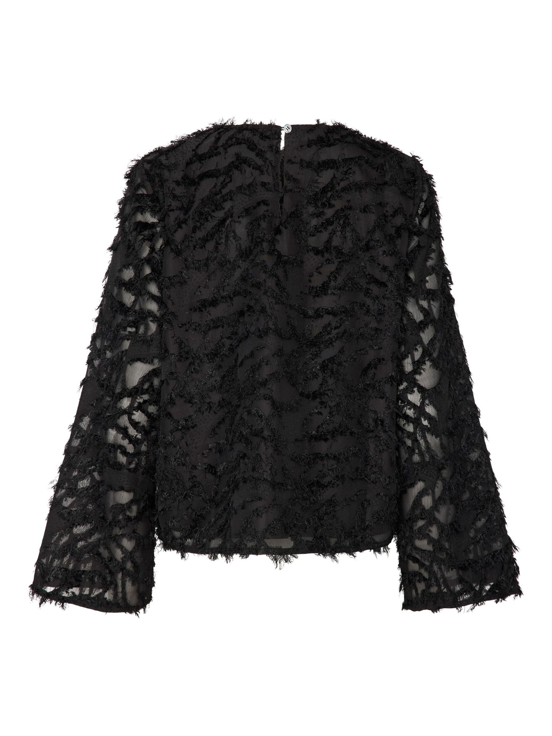 Carousel image - YASPARIA LONG SLEEVED TOP, Black | 6