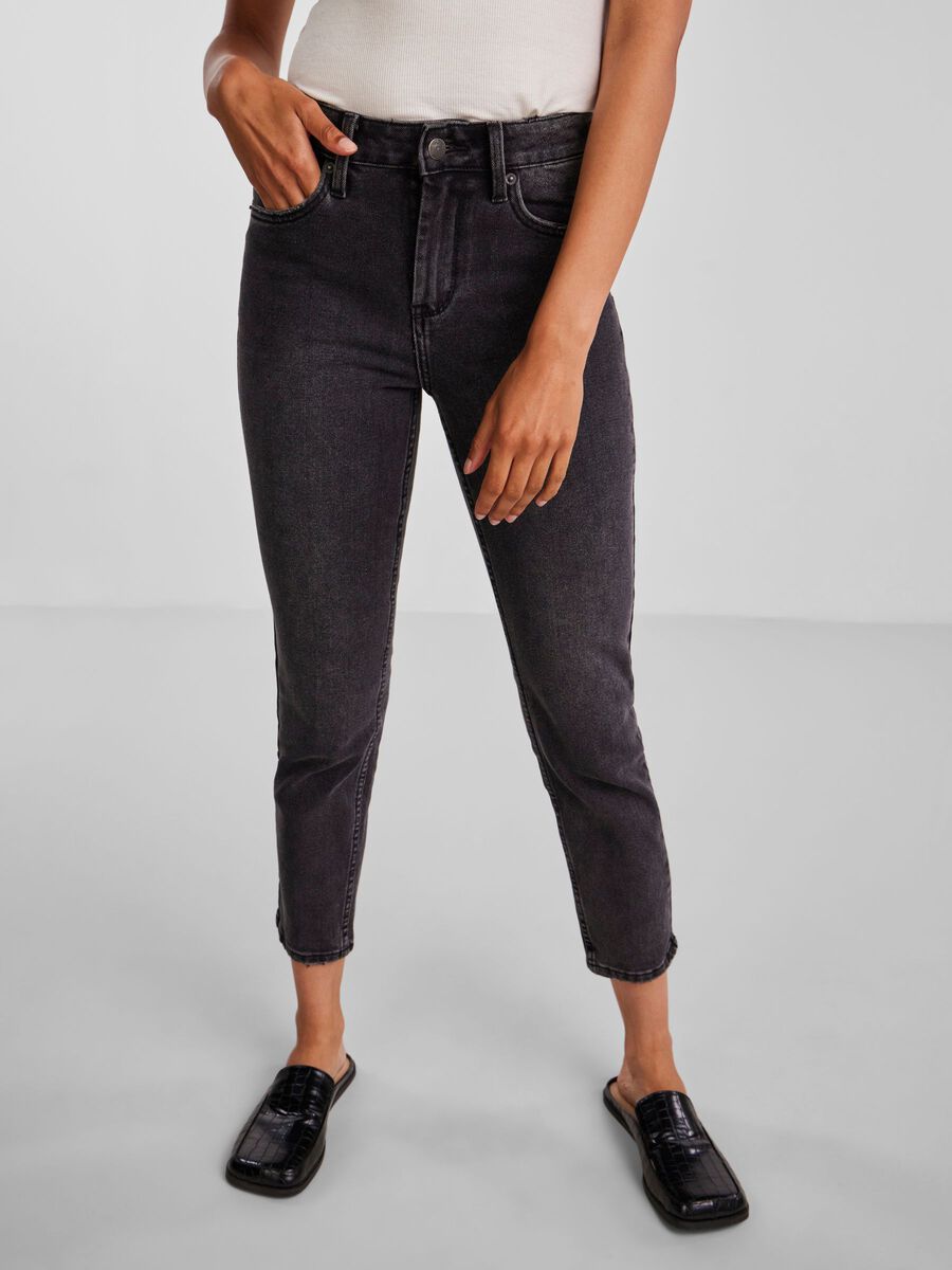 Y.A.S YASZEO JEANS TAGLIO CORTO, Dark Grey Denim, highres - 26029016_DarkGreyDenim_003.jpg