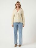 Product image thumbnail - YASZUMA WOOL BLEND KNITTED CARDIGAN, Birch | 4