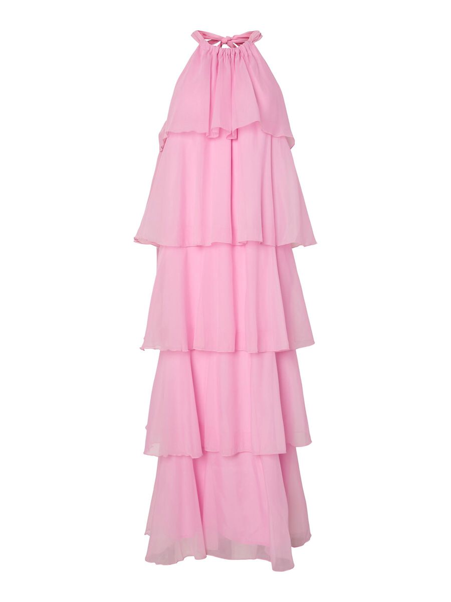 YAS YASELOISE HALTERNECK MAXI DRESS, Begonia Pink, highres - 26039371_BegoniaPink_001.jpg