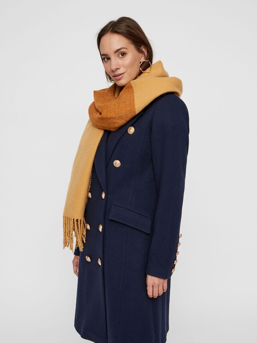 YAS OVERSIZED TASSEL-DETAIL SCARF, Caramel Café, highres - 26015869_CaramelCaf_003.jpg