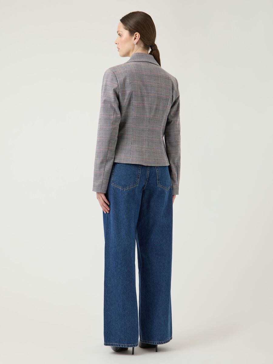 Product carousel image - YASMELA CHECKED  JACKET, Star White | 2