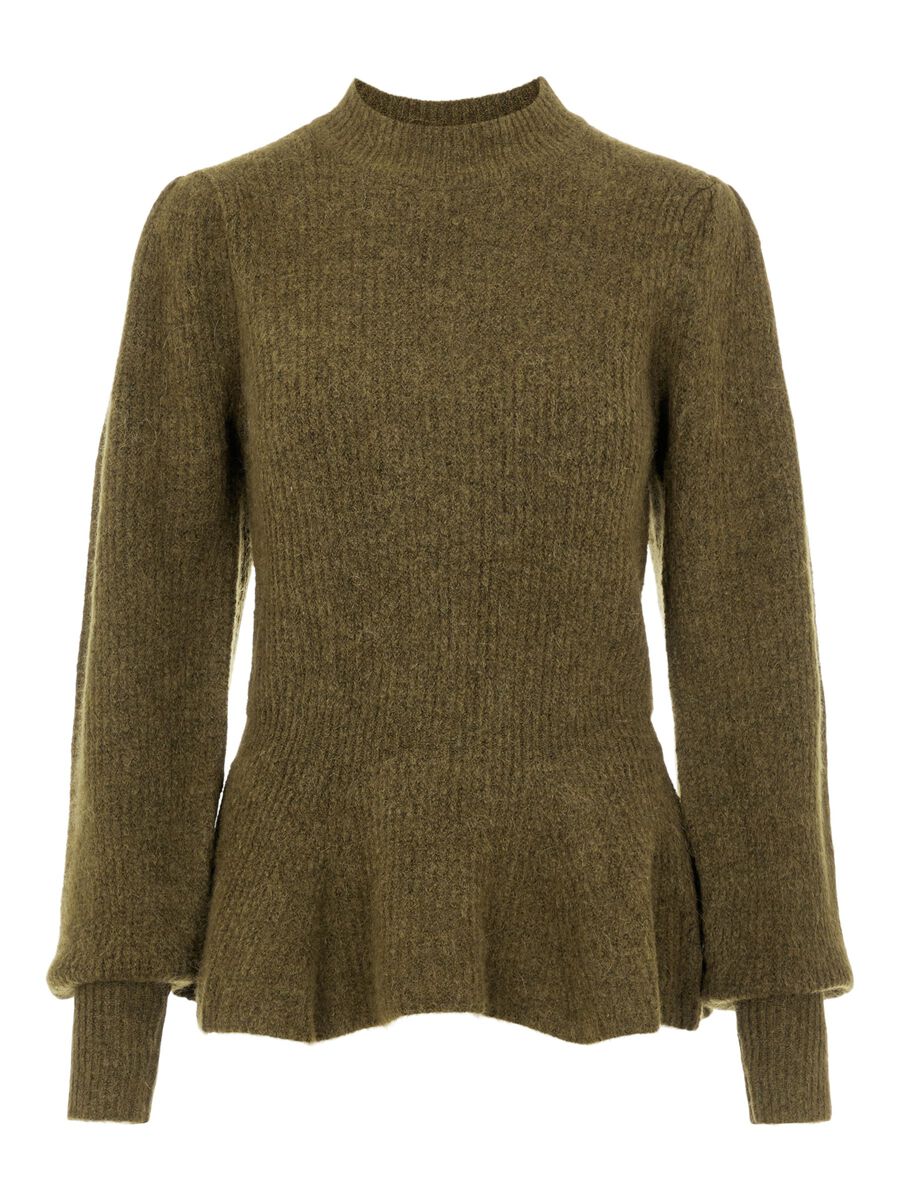 Y.A.S YASSABBIA KNITTED TOP, Military Olive, highres - 26023938_MilitaryOlive_001.jpg