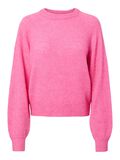 Product image thumbnail - YASJOHI WOOL BLEND KNITTED PULLOVER, Begonia Pink | 5