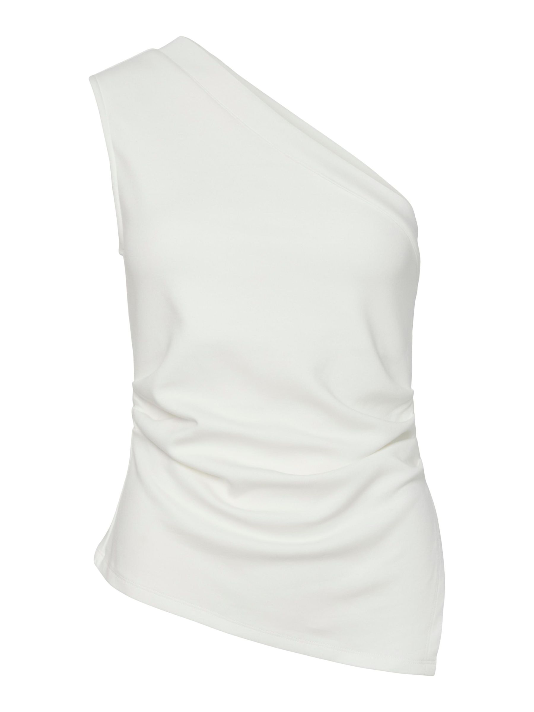 YASVENICE ONE-SHOULDER TOP | White | YAS® Netherlands