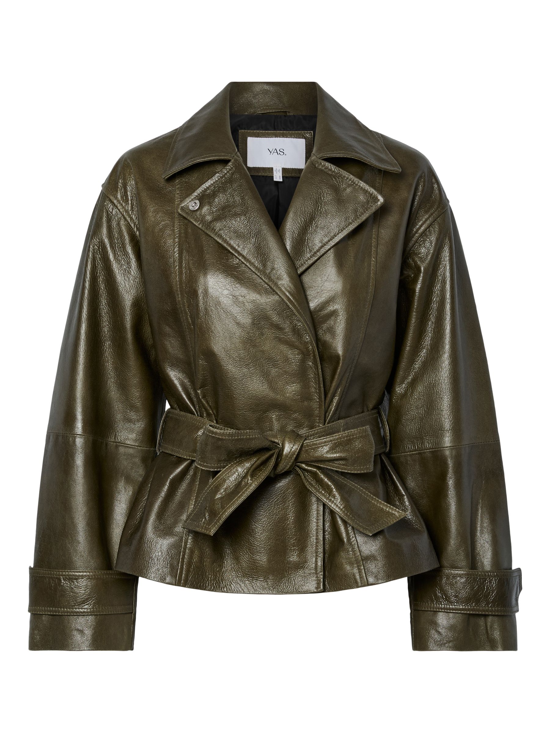 YASLIBBO LEATHER JACKET | Brown | YAS® Germany