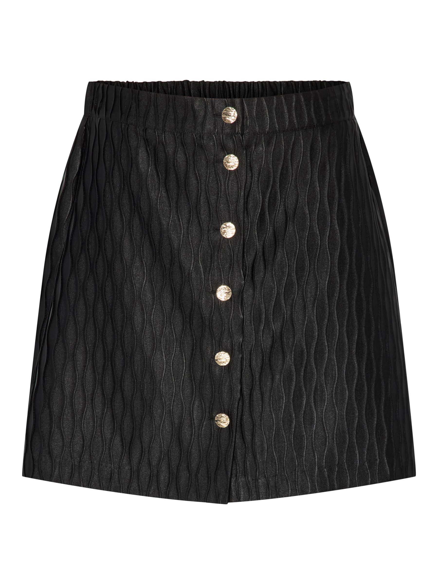 YASRIPPLE MINI SKIRT | Black | YAS® Switzerland