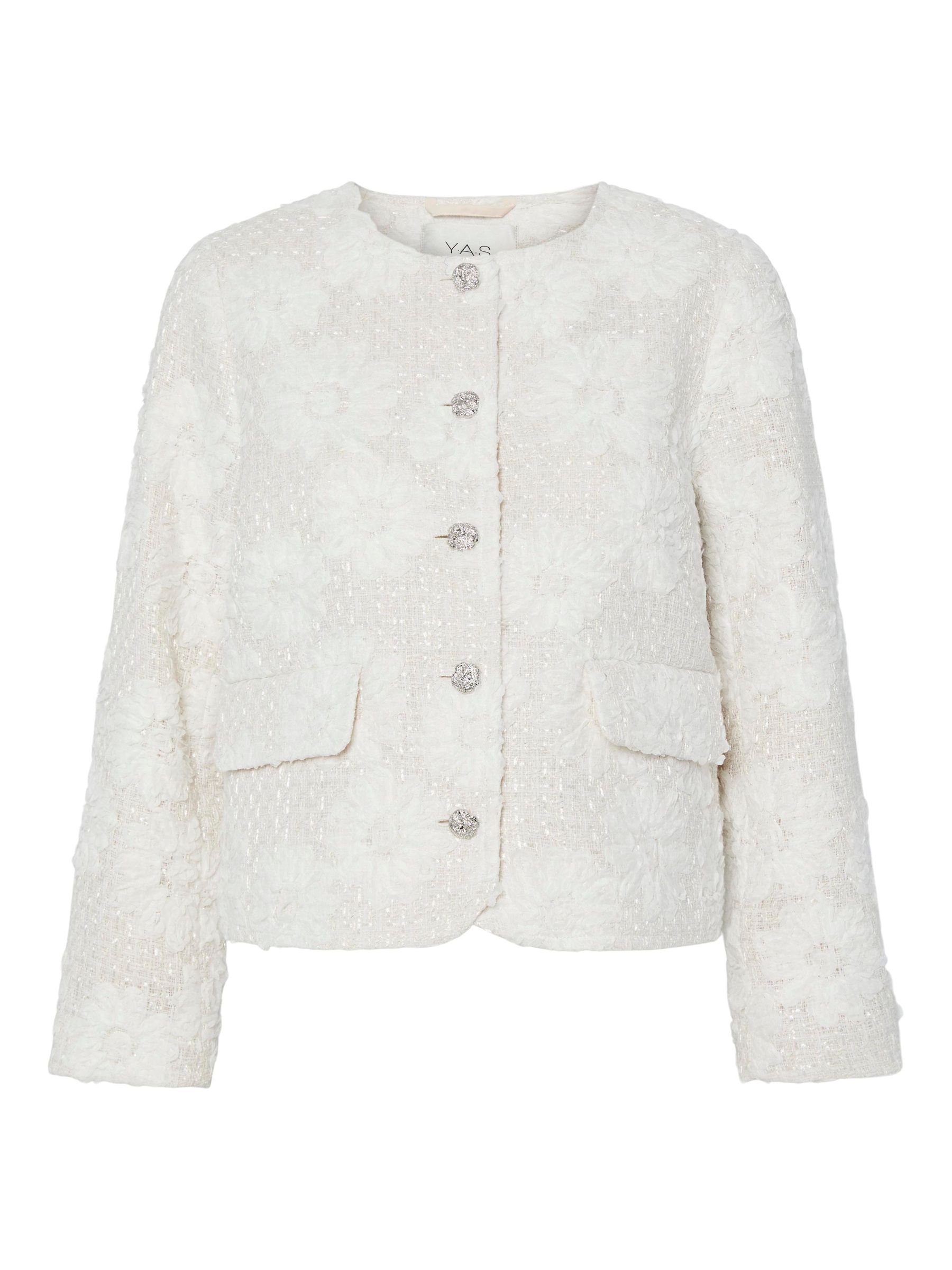 【bibiy】 LYATAILOREDJACKET ホワイト Bibiy LYATAILOREDJACKET 水色 ファー