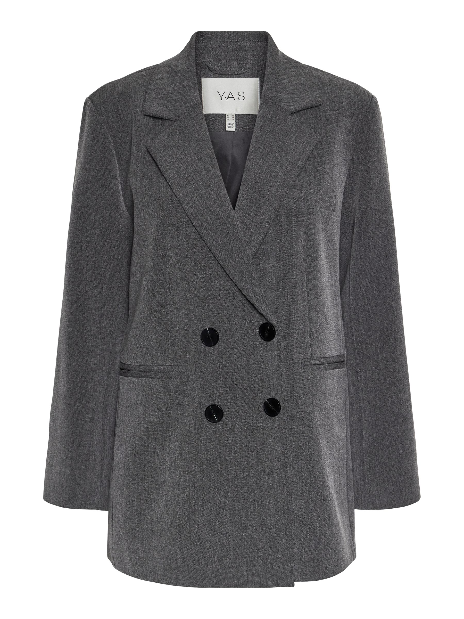 YASLIKKA OVERSIZED BLAZER | Grey | YAS® UK