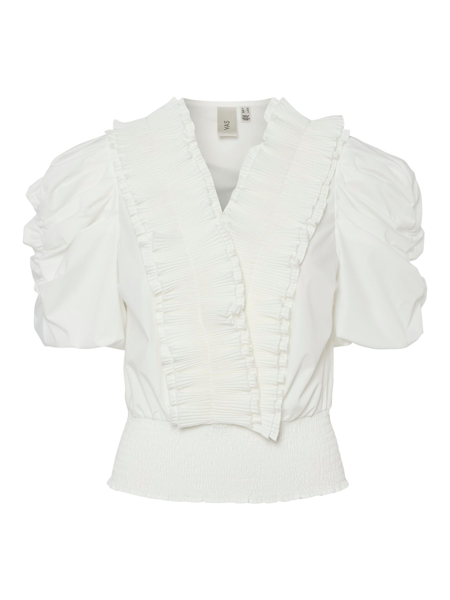 【rosymonster】odango blouse White YASAKERA 2/4 SLEEVED BLOUSE | White | YAS® Sweden