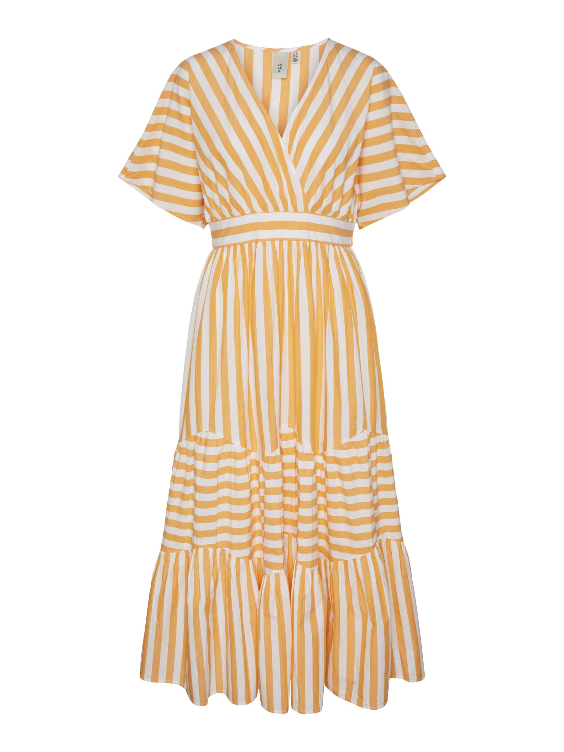 Topshop yellow stripe dress sale