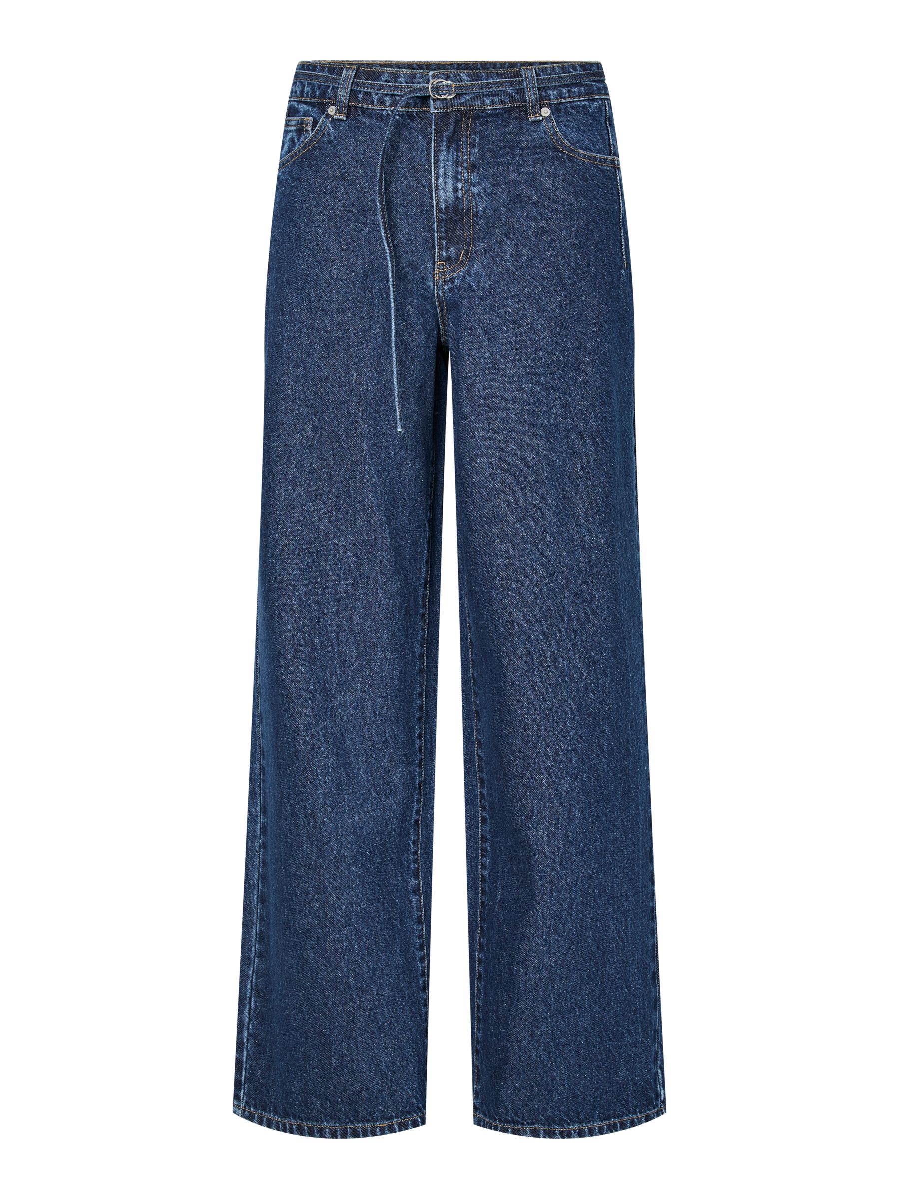 YASALIA MW BELT WIDE FIT JEANS | Blue | YAS® Finland