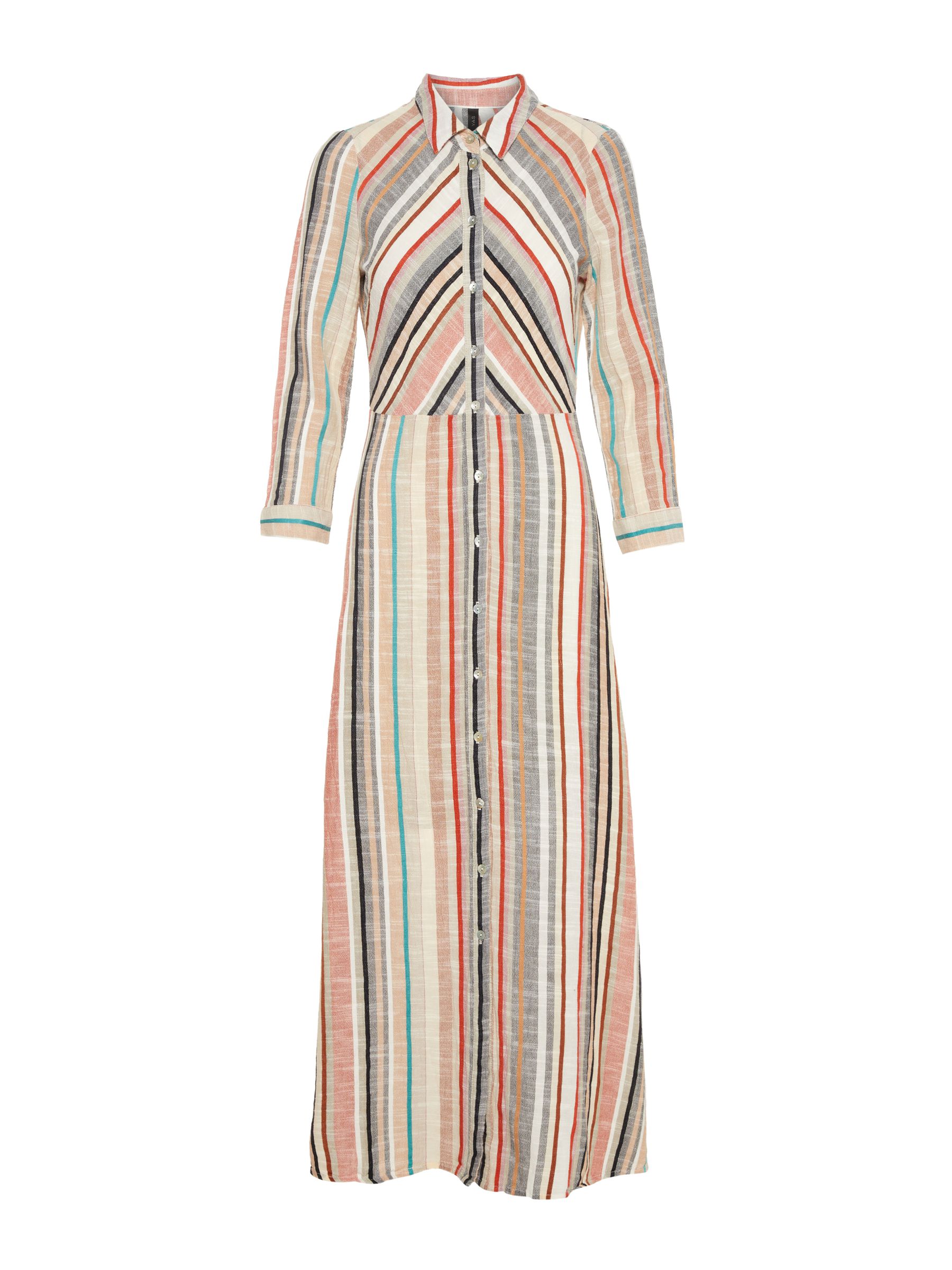 ★関税送料無料 Striped Silk-Blend Dress CL0084296EL.jpg