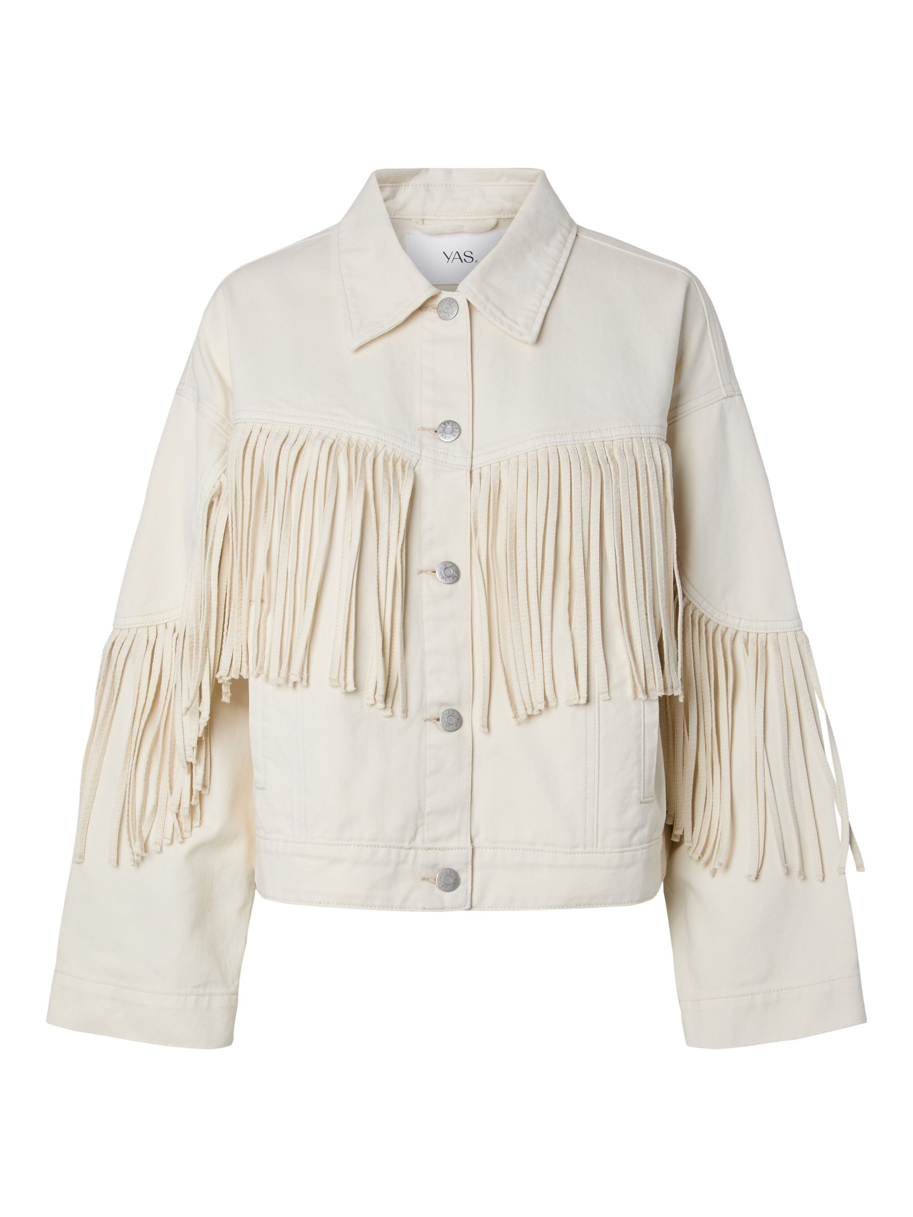 ジャケット・アウター 80s90s CREAM SODA short western jacket YASAIKO DENIM FRINGE JACKET | Pink | YAS® Germany