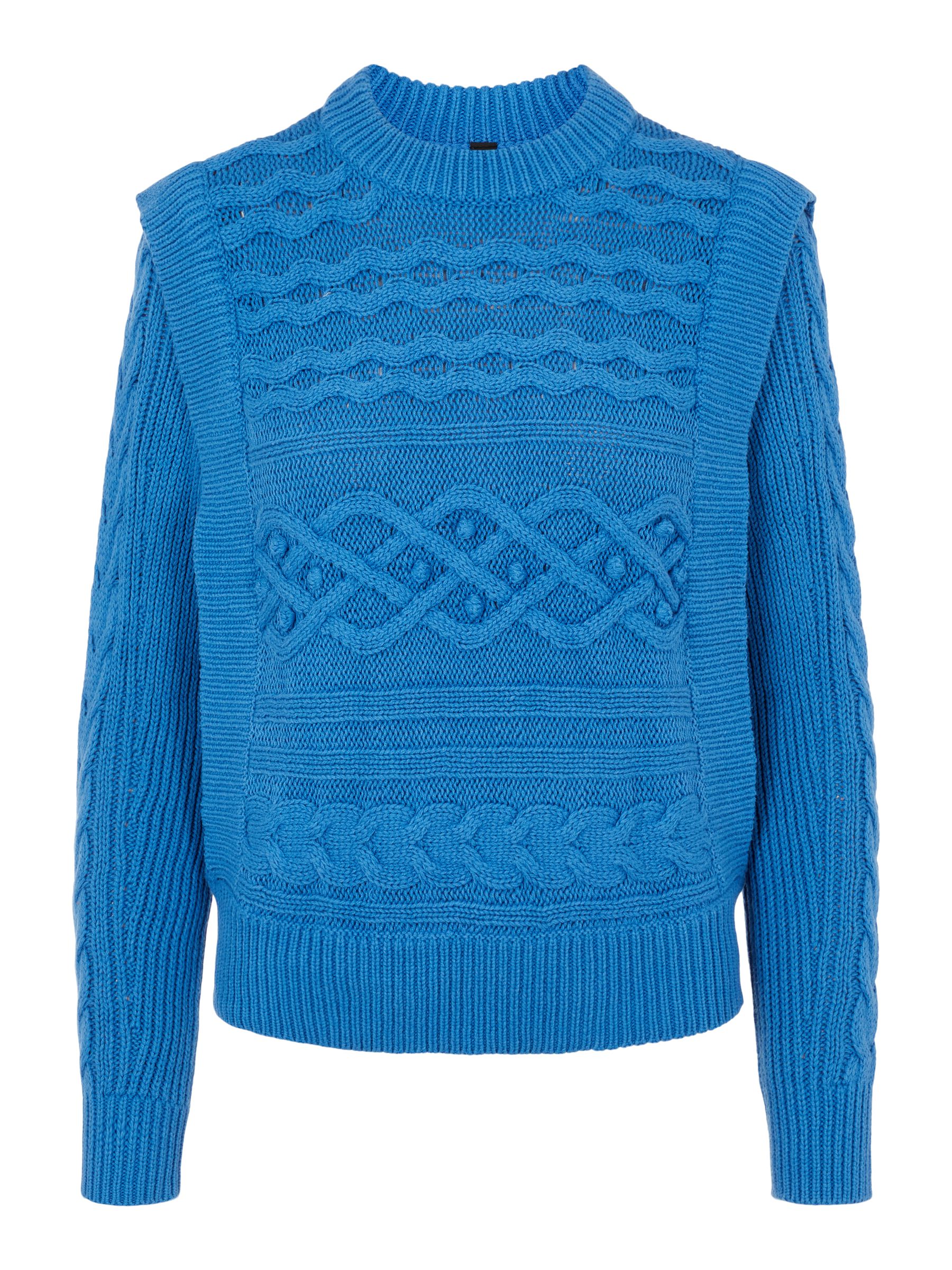 Bluelea ブルレア　 Hem tulledocking pullover ひろみん様専用bluelea tulle docking pullover