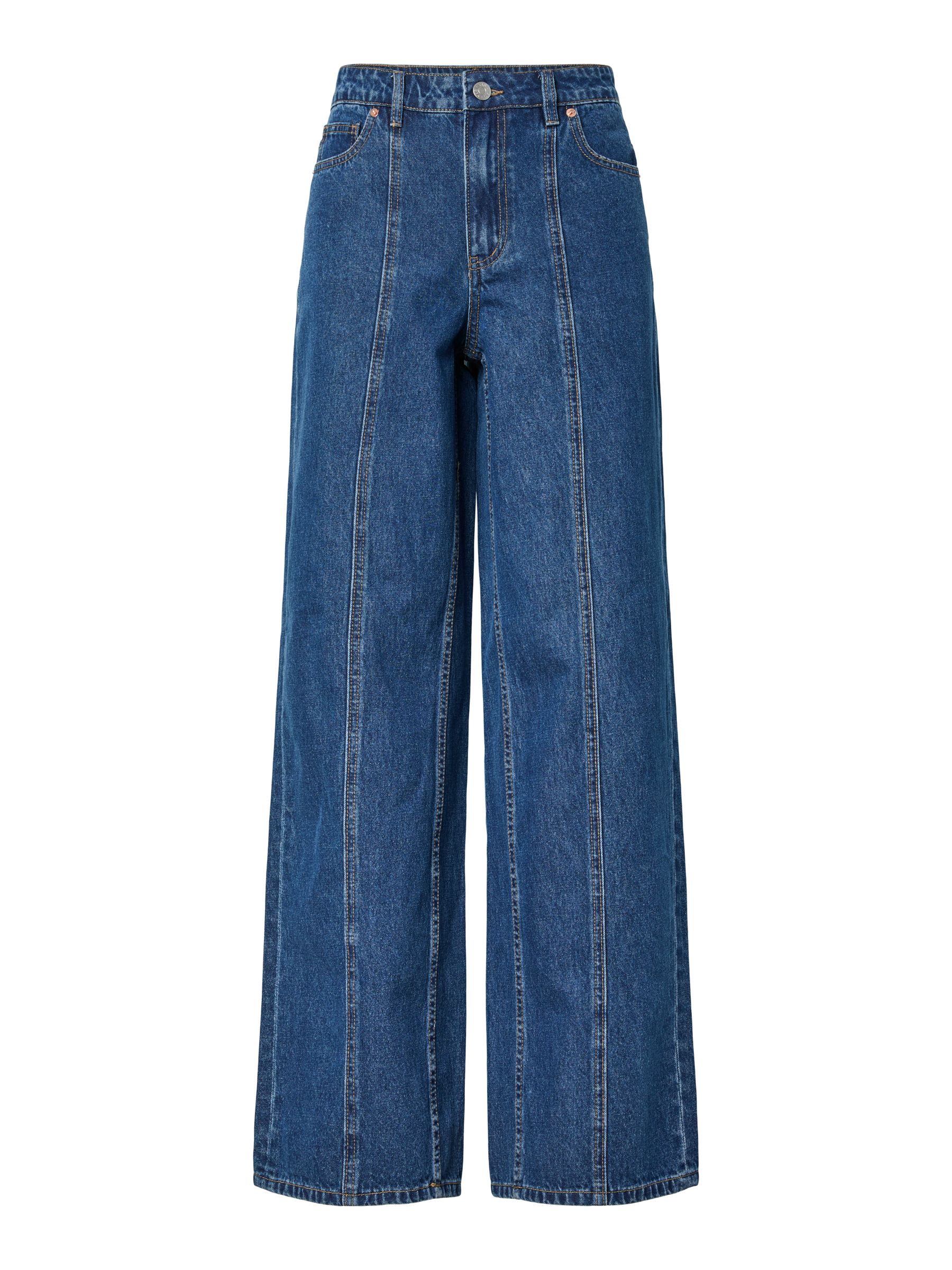 YASELSIE MW WIDE FIT JEANS | Blue | YAS® Sweden